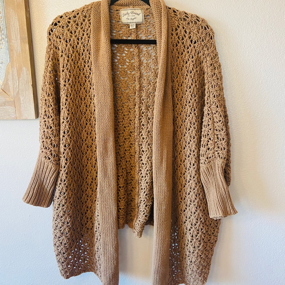 Lucky Brand Cardigan XS/S EUC ✨